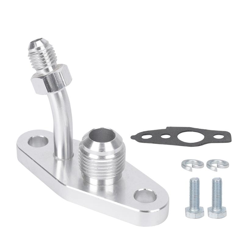 AN8 Oil Drain Flange,Funnel Type Oil Return Fitting for CT9 / CT12 / CT20 / CT26 Turbos Chargers Leakproof