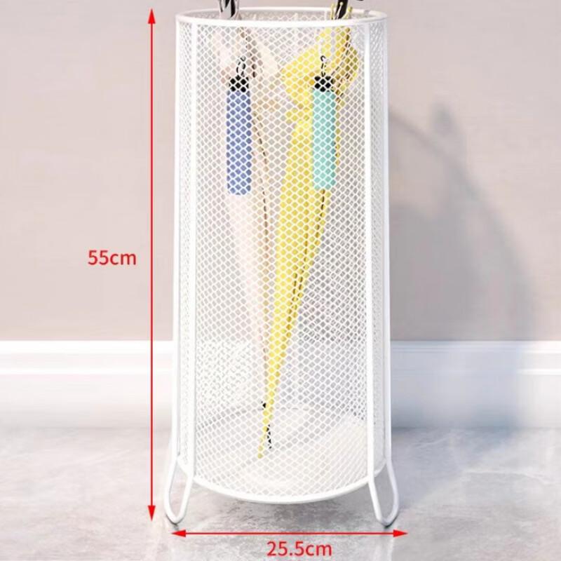 

Large White Stainless Steel Umbrella Stand