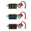 0.36 Inch LED Digital 2-line DC Voltage Table Red Blue Green DC4.5-30V Voltmeter