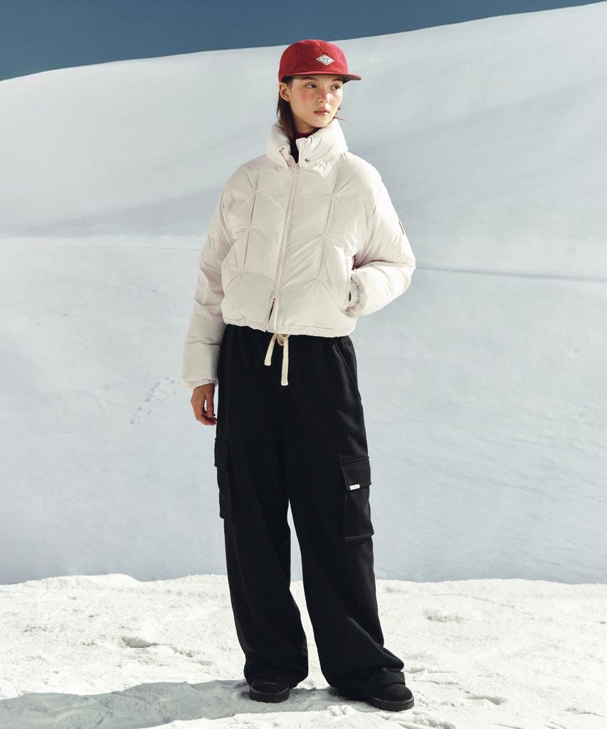 Seteo Cargo Wide Sweatpants Black