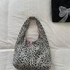 Big Bag Women's New Trendy Fashion Leopard Print Shoulder Bag Large Capacity Tote Bag Class Commuter Bag