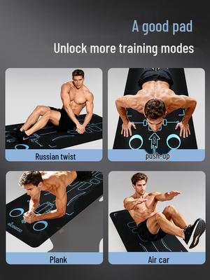 Ab Wheel Knee Pad Yoga Mat - Abdominal Trainer for Fitness.