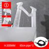 Nice 1080° Swivel Bathroom Sink Faucet Basin Faucet Mixer Deck Mounted Splash Proof Water Tap Shower Head Aerators Tapware PIPE x 2
