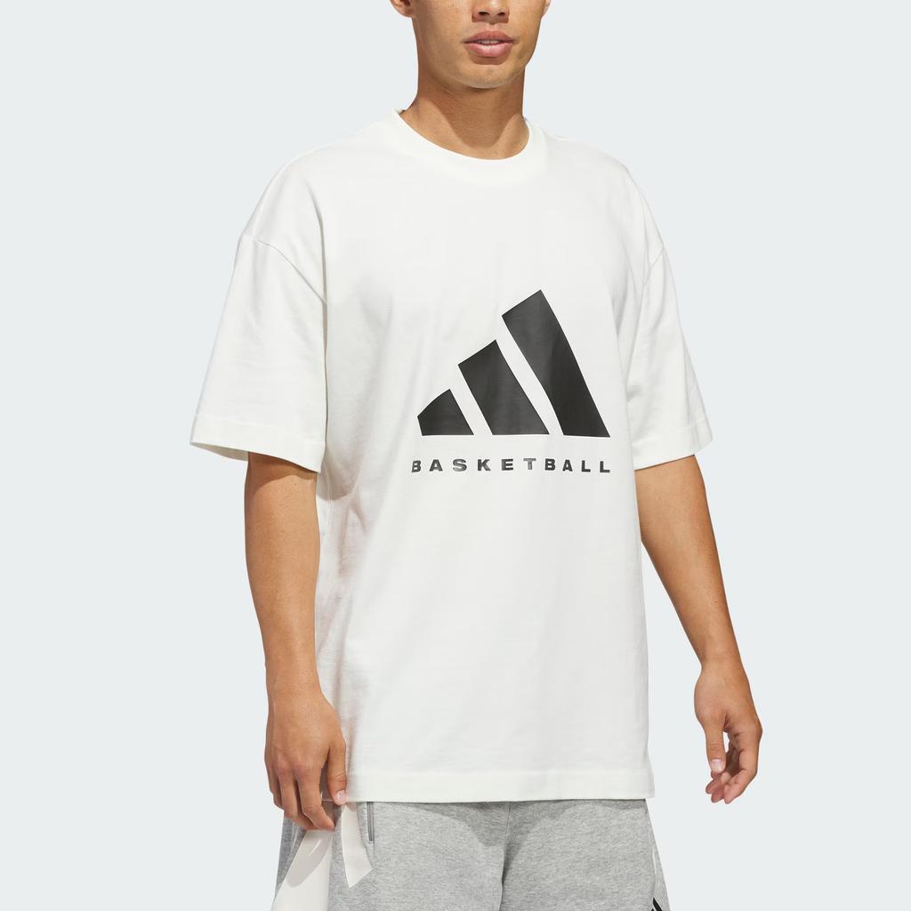Adidas SS Tee Cotton Comfortable Sports Short Sleeve Basketball Shirt Unisex Tops JZ9528