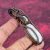 Rainbow Moonstone Pendant Copper Wire Wrapped Handmade Jewelry Gemstone Pendant