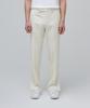 Semi-Wide Slit Hidden Banding Slacks [Cream]