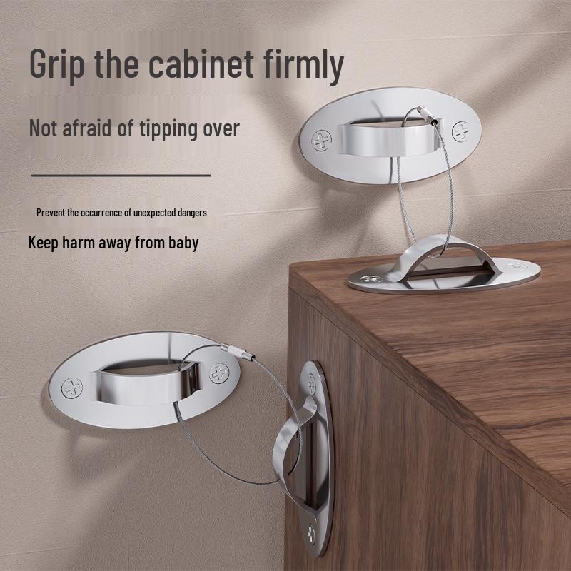 

Child Safety Anti-Tip Furniture Lock for Cabinets and TVs