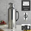 Large Capacity Stainless Steel Teapot & Thermos for Dorm Use