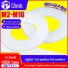 "White Nylon Plastic Flat Washer Set M3/M4/M5/M6/M8"