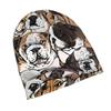 ZLIENSZUS Bulldog Beanie Hat for Adults - Bulldog-Themed with Bulldog Ears, Comfortable Warm Winter Accessory Suitable for Morning Commutes, Evening W