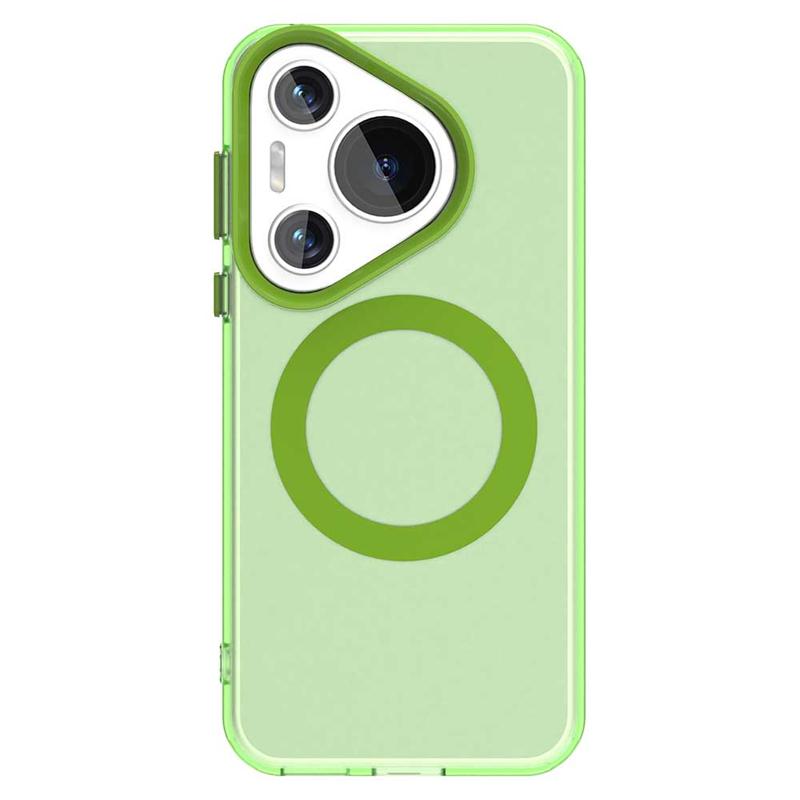 For Huawei Pura 70 Pro Case Cover Pura 70 Pro Capa New Annular Magnetic Matte Clear Wireless Charging Fundas Huawei Pura 70 Pro