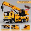 Mixer Models Alloy Crane Rescue Vehicle Sounds Lights Large Size Construction Trucks Electric Inertia Toy Diecast Set
