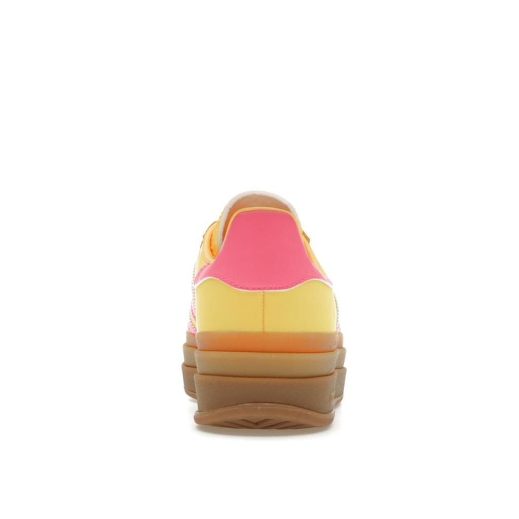 Adidas Gazelle Bold Spark Lucid Pink Women Sneakers Yellow IG4387