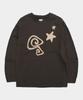 SOMEPLACE MAN Multi Basic Applique Graphic Long Sleeve Oversized Long-Sleeve T-Shirt_3 Colors