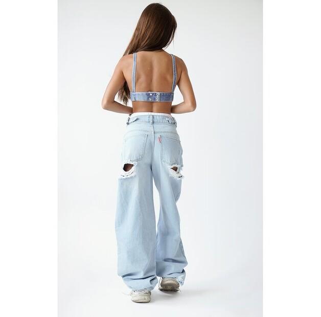 MissDenim Baggy Fit Trousers