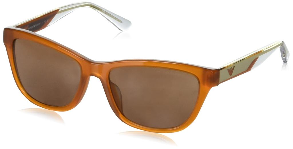 Emporio Armani Sunglasses Opaline Size 56 Women's EA4227U, Orange,