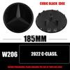 3D 185MM 205MM Para Mercedes-Benz Insignia Emblema Estrella Parrilla Delantera Accesorios para Automóviles Clase C/B/E W206 W253 W213 GLC GLE Clase V
