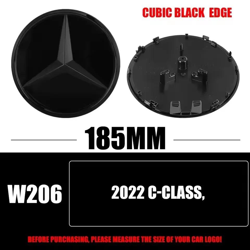 3D 185MM 205MM Para Mercedes-Benz Insignia Emblema Estrella Parrilla Delantera Accesorios para Automóviles Clase C/B/E W206 W253 W213 GLC GLE Clase V