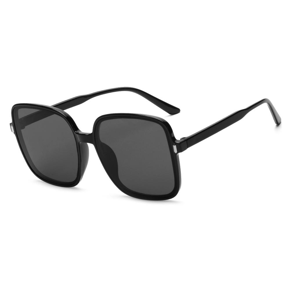 Women Luxury Vintage Square Sunglasses Oversized Frame UV Protection Anti Reflective Driver Goggles Classic Style