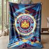 Coperta in Flanella con Stampa West Ham United, Morbida Calda Leggera Coperta da Divano Letto Campeggio