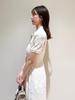 Lace Polo Dress SWFO251120 OWHT [Snidel] Women's