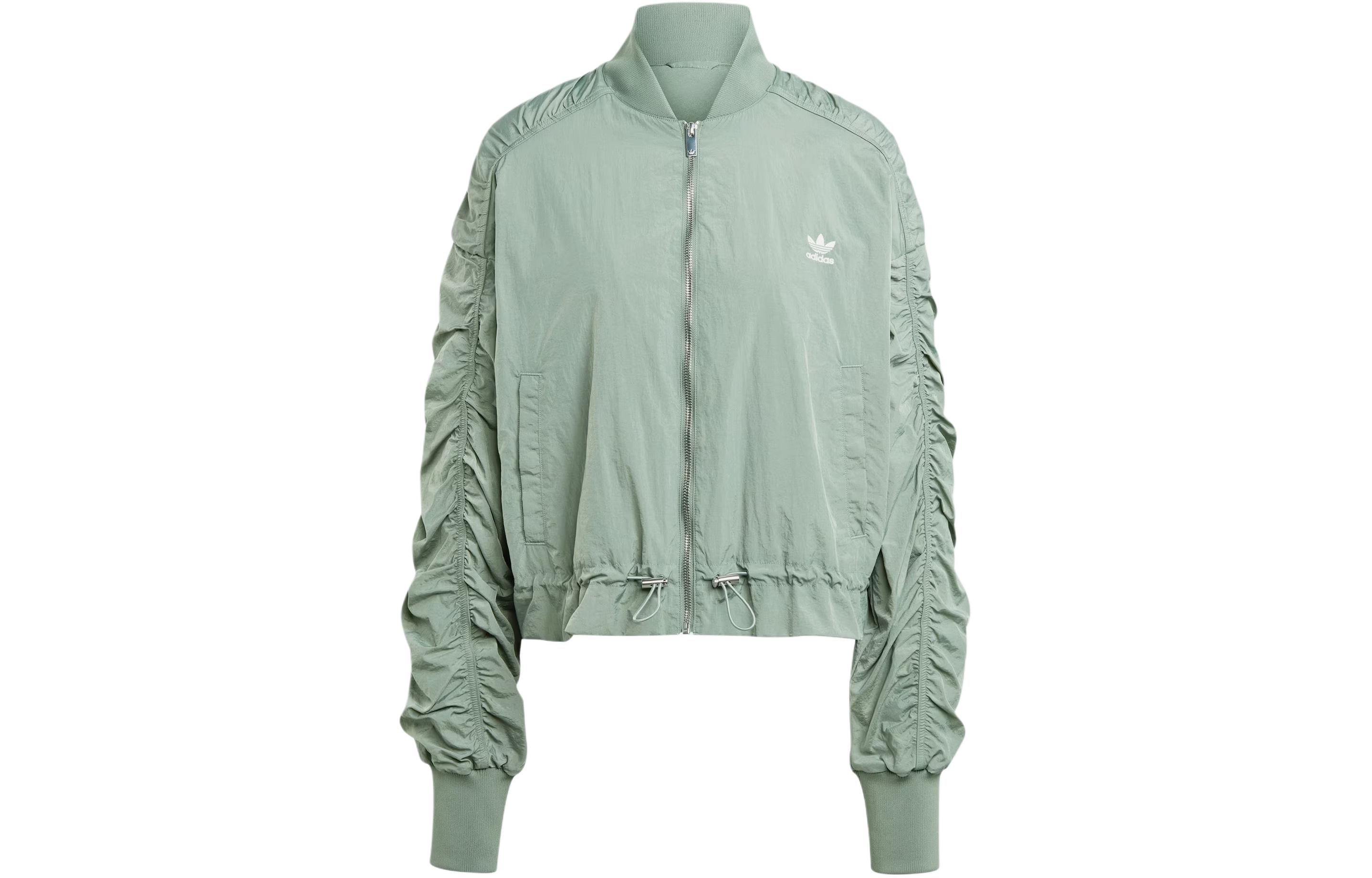 Adidas Originals gathered-sleeve bomber jacket IY3421 XS