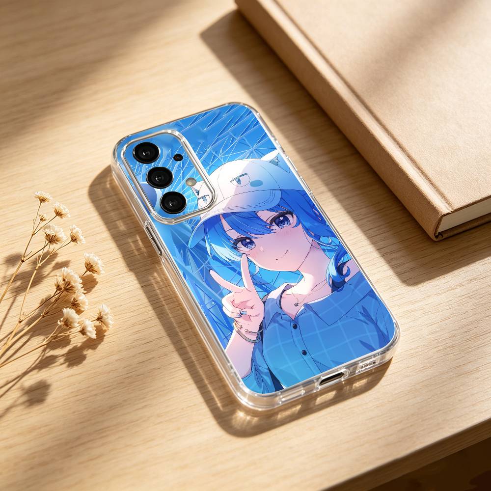 H-Hoshimachi Suisei phone Case For Samsung S25,24,21,22,23,30,Ultra,20,Plus,Fe,Lite,Note Transparent Cover