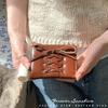 New Folding Coin Purse Portable Zipper Credit Card Holder Strap Bow Coin Pouch Women