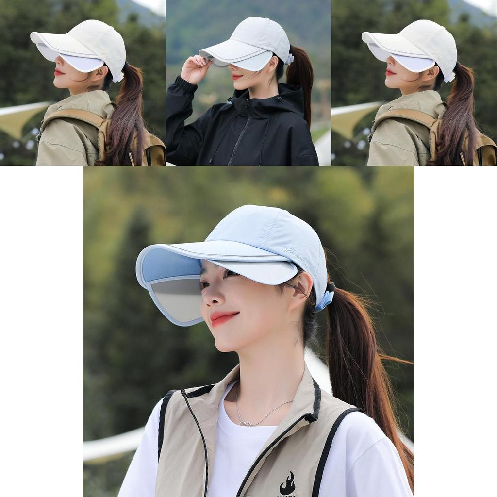 Summer Baseball Hat Womens Large Brim Sunshade Cap With Breathable Quick Dry Fabric For Travel And Outdoor Activities