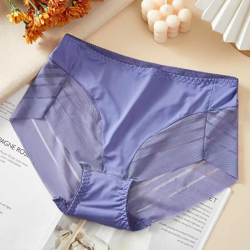 Sexy Lace Panties Women's Underpants Large Size Mid-Rise Waist Briefs Breathable Lift Buttocks Female Underwear