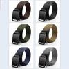 Luxury Brand Nylon Braided Belt Business Casual Canvas Strap Men Automatic Buckle Waistband