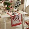 Christmas Table Runner Bed Scarf Woven Jacquard Decorative Cloth Dining Living Room