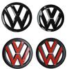 For Volkswagen VW 2pcs Car Front Radiator Grille Badge Cover Rear Trunk Lid Sticker For VW Polo Golf MK6 MK7 MK7.5 Scirocco Arteon Touareg Taigo EL1