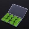 6/12PCS Silicone Ear Plugs Noise Reduction Sleep Anti Canceling Sound Insulation Earplug Protection Sleeping Reusable Ear Plugs