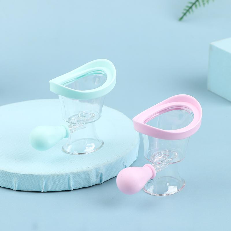 Mjuka silikon ögonspolningskoppar Ögonrengörare Spolningskoppar Återanvändbara Bad Ögonspolningskoppar För Studenter