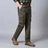 Men's Cross-border Plus Size Work Pants With Multiple Pockets, Casual Pants,  Cotton Pants