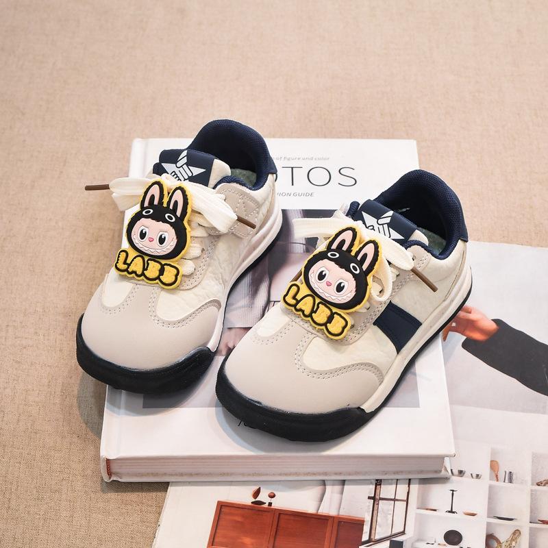 New autumn boys  shoes, children s sports shoes, large children s casual lightweight German training sneakers, stylish and cool 26 синий