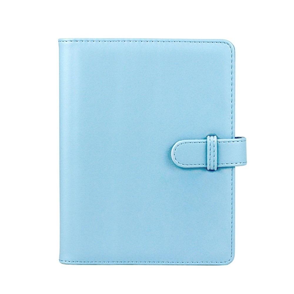 128 Pockets Picture Storage Book PU Ticket Organizer Album  Travel Ticket Storage синий