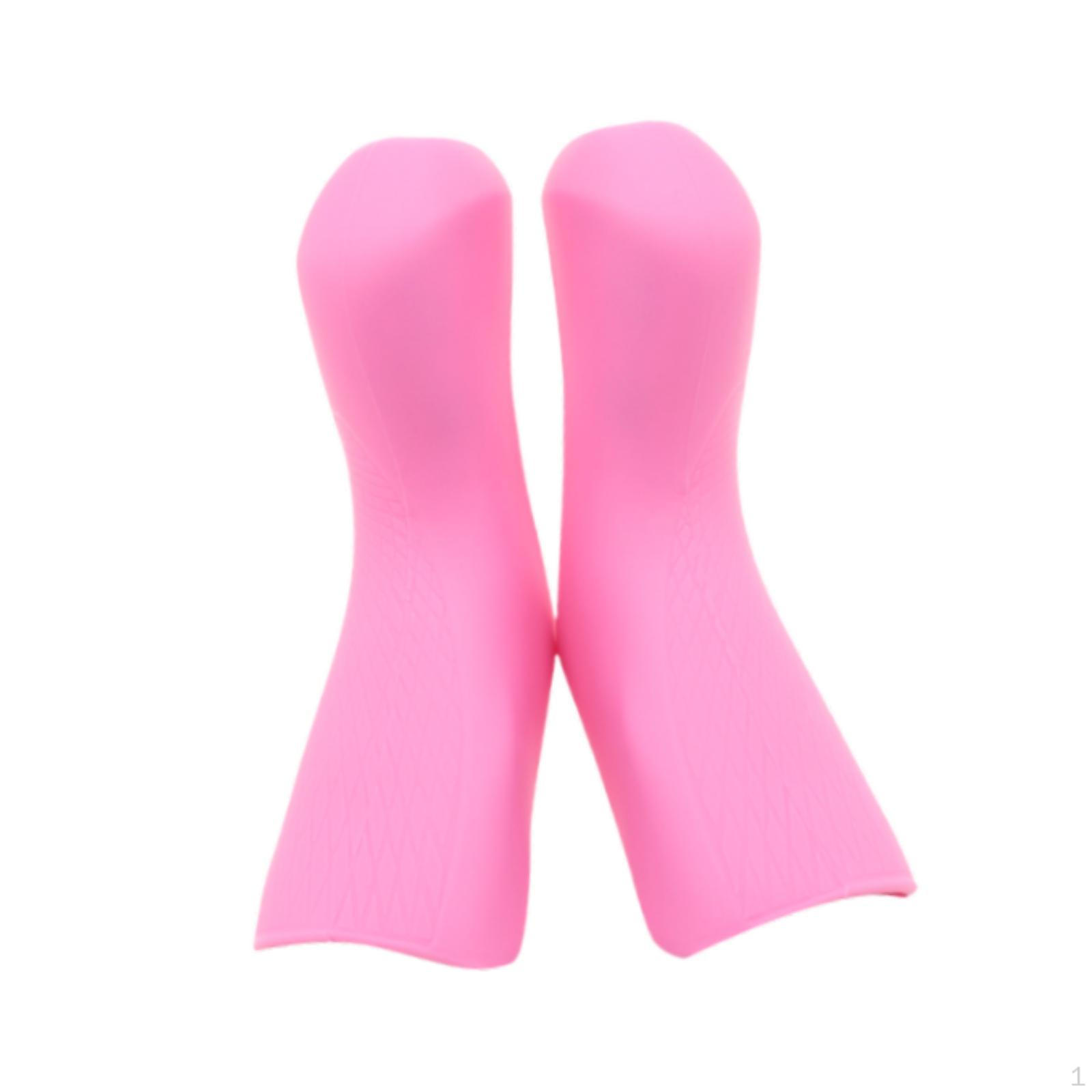 

Велосипедные ручки, чехлы для рычагов, защитные накладки для велосипеда, пара аксессуаров, силиконовый чехол для наружного использования розовый