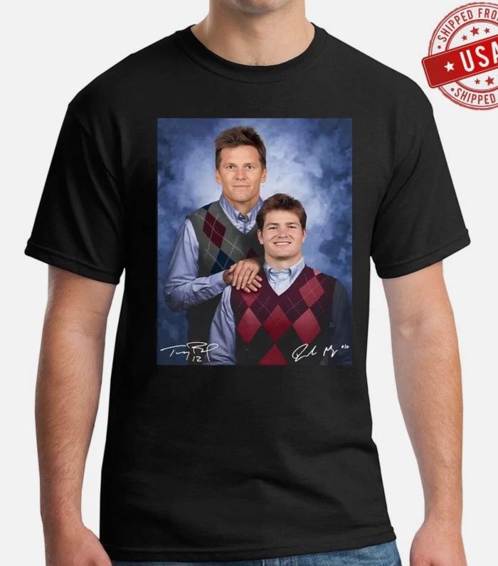 Brady-Maye Stepbrothers Football Signature T-Shirt, Sport Fan gift S