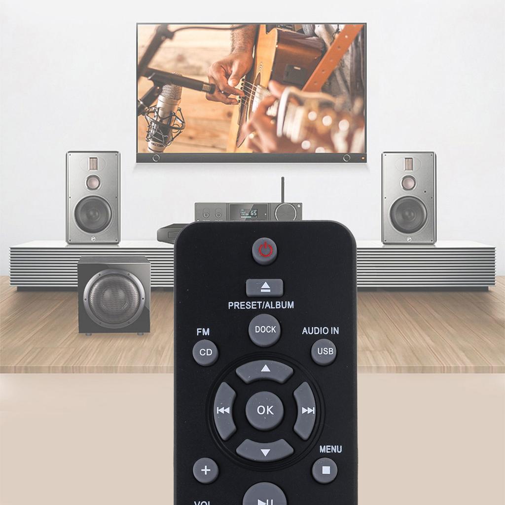Convenient and User Friendly Remote Control for Philips Micro Music Stereo System BTM2280 BTM2310 No Program Required