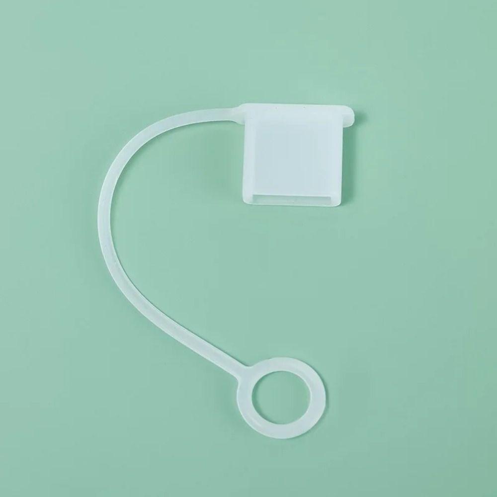 Universal Data Line Cable Stopper Covers with Rope Protective Cover USB Plug Protector