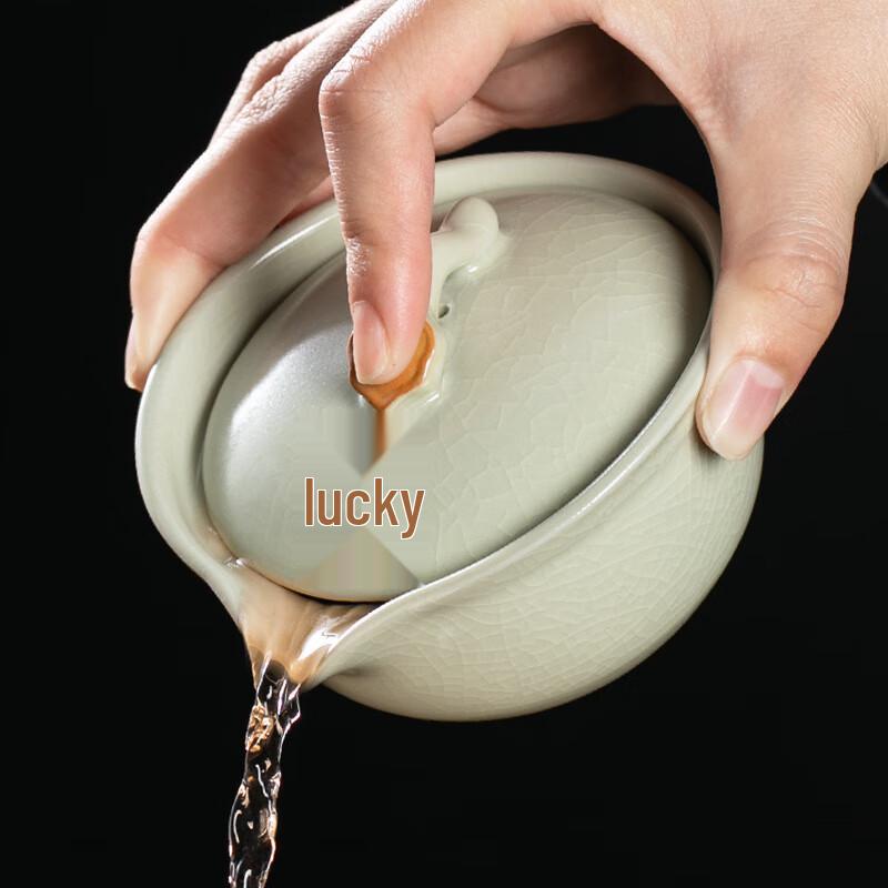 Ru Kiln Ceramic Teapot Gaiwan Set