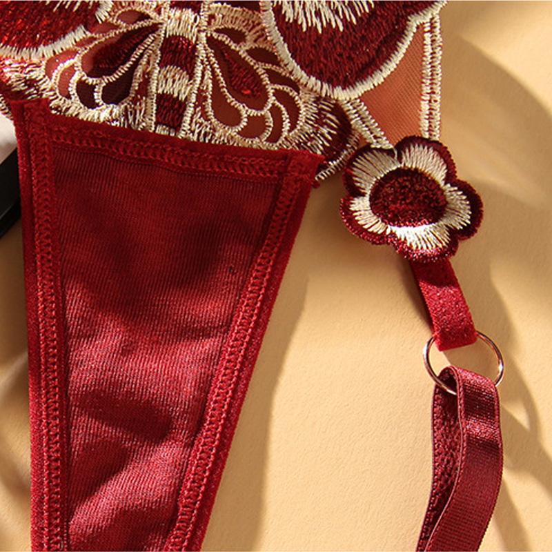 Sexy Spitzen-Tanga für Damen, Schmetterling, niedrige Taille, verstellbare Taille, Höschen 150