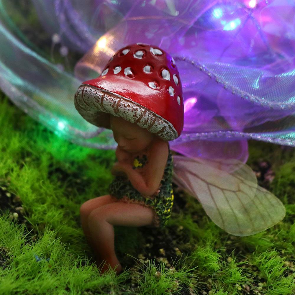Fairy Small Forest Non-toxic Artwork Garden Decoration Small Statue Resin Crafts Fairy Ornament
