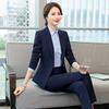 Solid Color Professional Women's Suit for Workwear