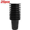 25-100x Hydroponic Pot Net Cups Garden Soilless Cultivation Slotted Mesh Net Cup Plastic Plant Rooter Grown Baskets Nursery Pots