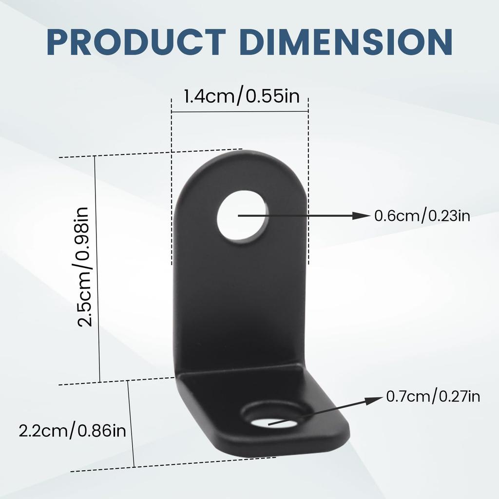 Suport Lampă de Ceață Biqing, Universal pentru Motociclete, Motocicletă în Formă de L cu Unghi Reglabil, Semnalizator în Formă de L