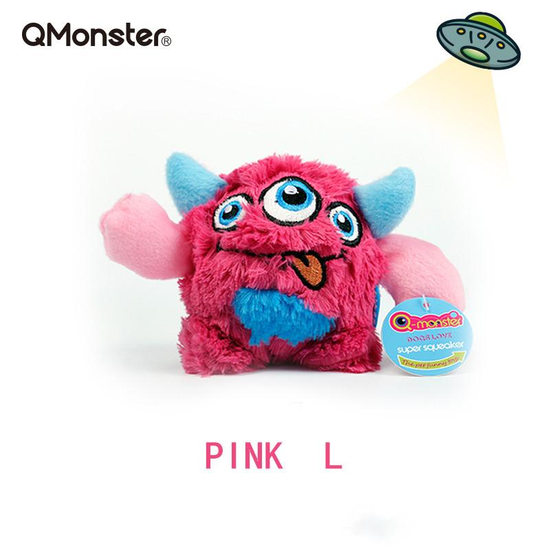 

Вокальна іграшка для домашніх тварин Q-monster, вбудована звукова куля, розваги, інтерактивні іграшки для собак, принесення та м’яка, міцна іграшка для ігор у приміщенні L