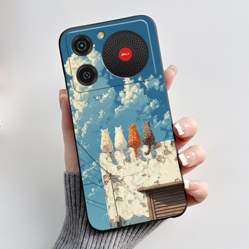 For ZTE Nubia Music Case Cute Cool Cartoon Soft Silicon Shockproof Back Cover for ZTE Nubia Music Phone Case Shell 6.6'' Z2353